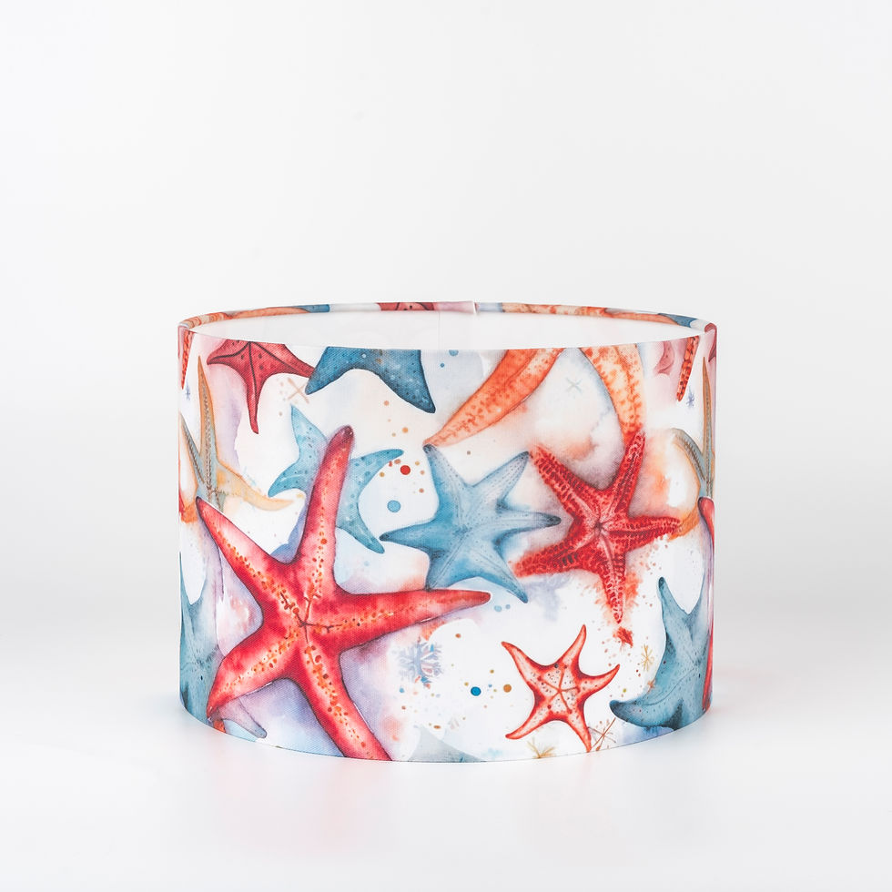 Thumbnail: Coastal Starfish Shade, Beach Decor Lamp, Ocean Theme Lighting, Nautical Home