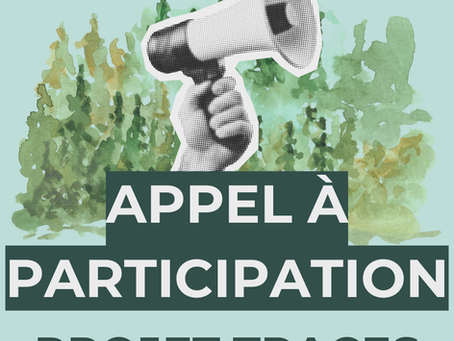 Appel à participation : Projet TRACES