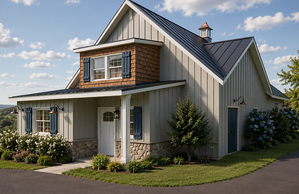 Voiers Carriage House | Schematic Design, Interior Design & Architectural Visualization | Vermilion, Ohio