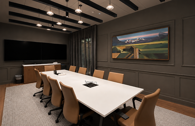 Real Estate Advocacy Center | Environmental Graphic Design, Wayfinding, Interpretive Graphics & Custom Oil Painting | Sikora Law | Columbus, Ohio