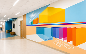 Minerva Park Middle School | Environmental Graphic Design, Wayfinding, Custom Murals & Experiential Design | Westerville City Schools | Westerville, Ohio