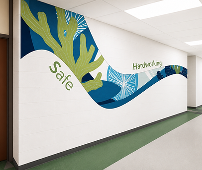 Salem Elementary | Environmental Graphic Design | Columbus City Schools | Columbus, Ohio