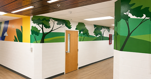 Whittier Elementary | Environmental Graphic Design, Custom Murals, Fabrication & Installation | Westerville City Schools | Westerville, Ohio