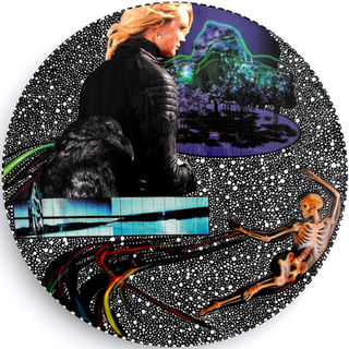 Dystopian Exposure
by Jessica Woody
12" x 12"
Acrylic and Mixed Media on Vinyl Records