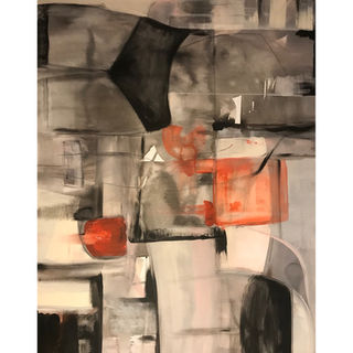 Fuel
by Kajsaa Sjodin
Ink and acrylic on canvas + wood frame
39" x 31"