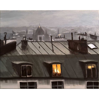 Night In Paris
Noureen Imran 
Acrylic on canvas 
16" x 20"