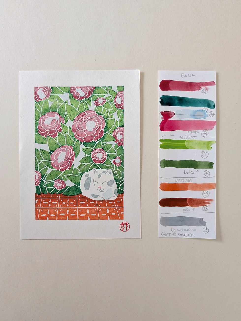 Thumbnail: Le chat et le camélia