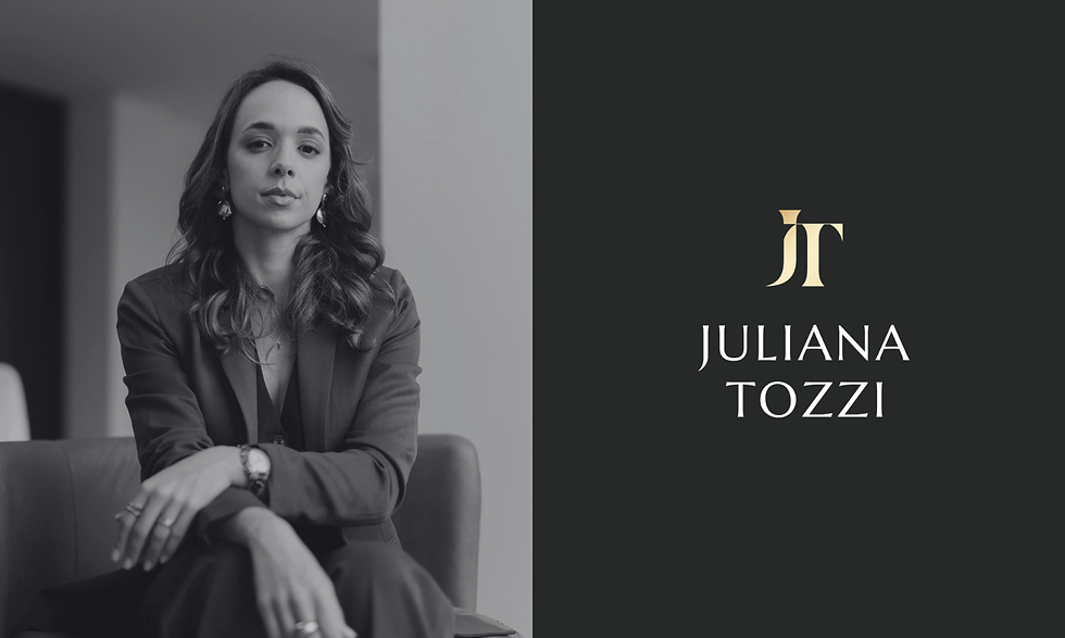 projeto de branding e identidade para Juliana Tozzi