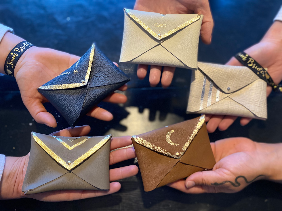 Miniature : Kit de 2 Pochettes Cuir & Or