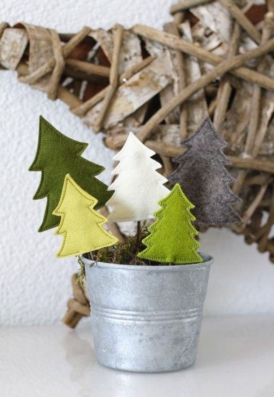Sapin en Feutrine - Déco !