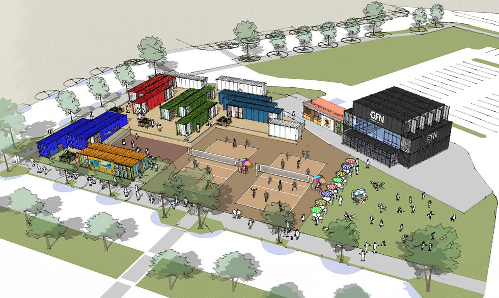 Shipping Container Retail Campus