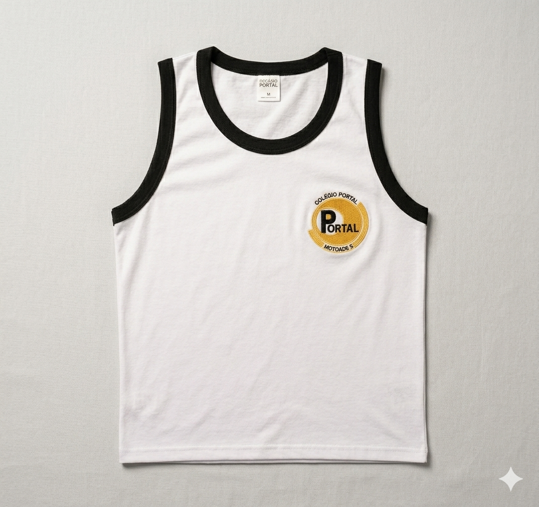 Camiseta Regata Branca