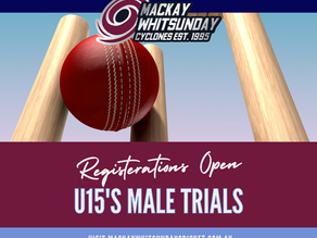 U15’s Mackay Whitsunday Boys Trial Announcement - 2025