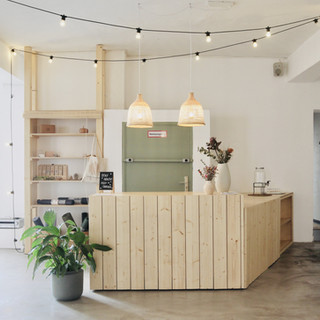 Desgin Yoga Studio in Berlin Tresen