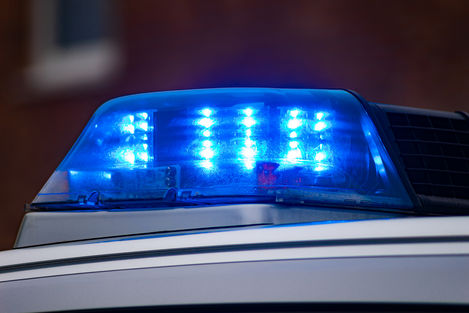 Blaulichtbalken eines Ford S-Max der Landespolizei NRW