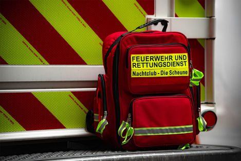 Rettungsrucksack der Scheune