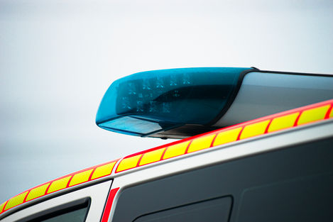 Blaulichtbalken eines NEF des Rettungsdienst Rhein-Sieg-Kreis