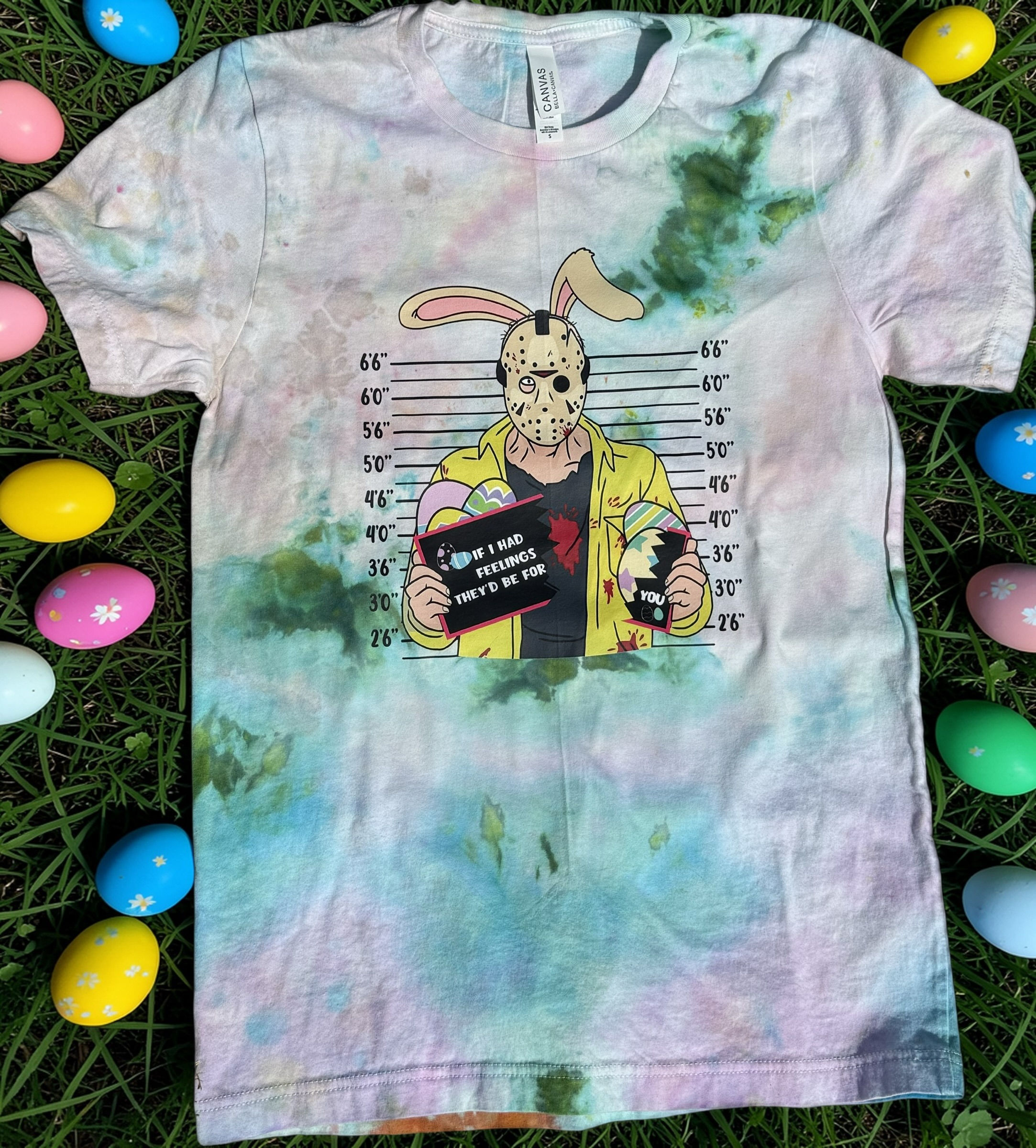 Steel Tigress Productions  Bunny Ears Jason Tie-dye Shirt