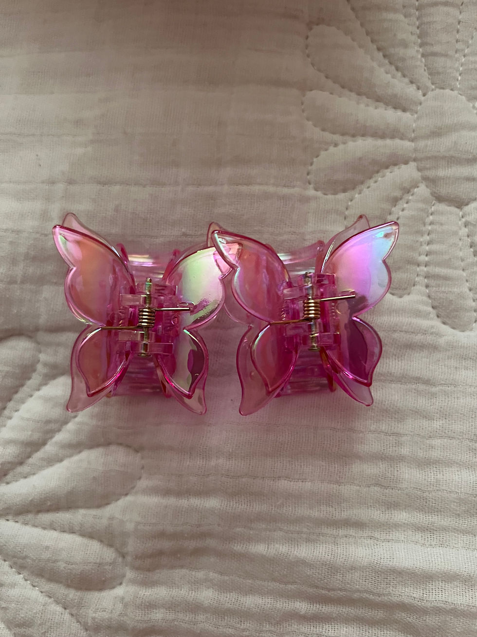 Mimi’s Corner-  2 small butterfly clips