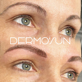 Explorez l'excellence de Dermo'Sun en sourcils châtains maquillage permanent, spécialiste de la dermopigmentation à Saint-Raphaël, Fréjus, Cannes et Chantilly. Technique poil à poil pour un résultat naturel et précis, utilisant des pigments de haute qualité.