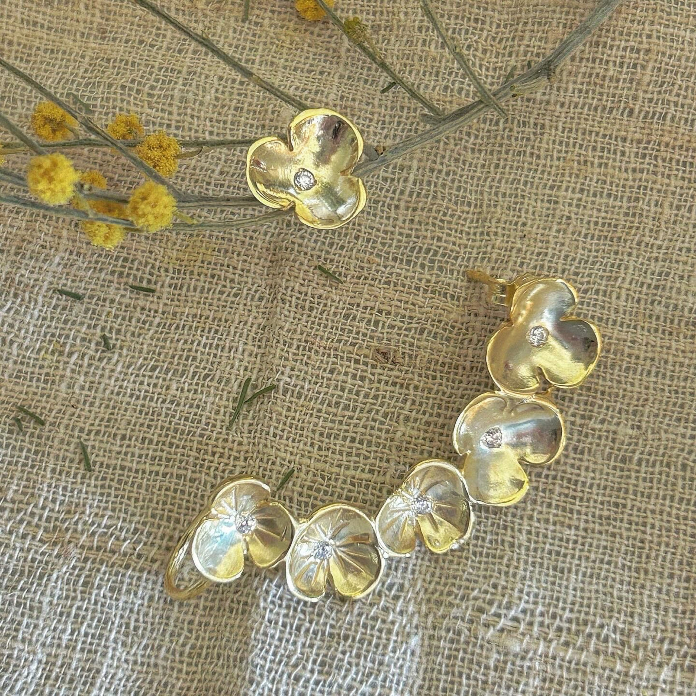 Gümüş Küpe Earcuff