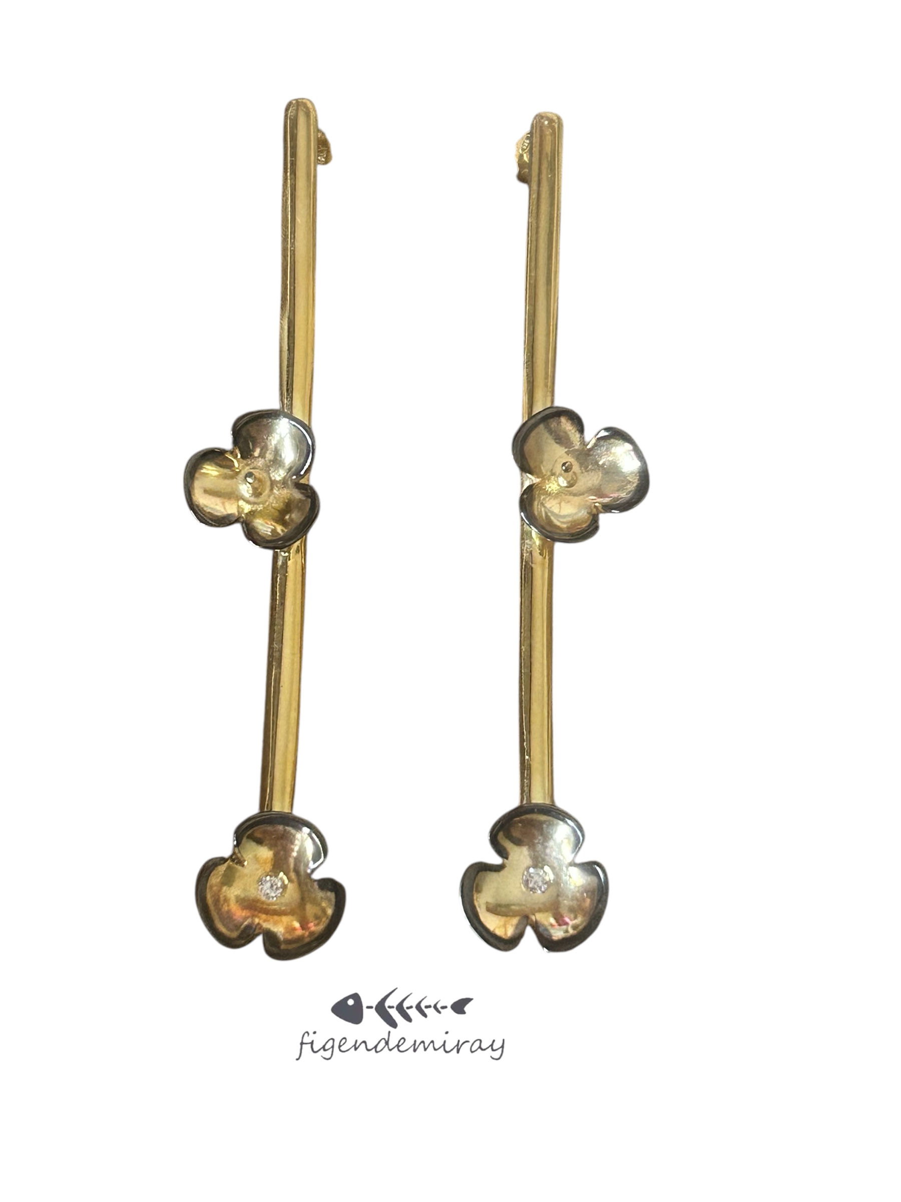 Gümüş Küpe FloraLine