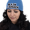 Thumbnail: Blue Black Knit Blazn The Amazn Beanie