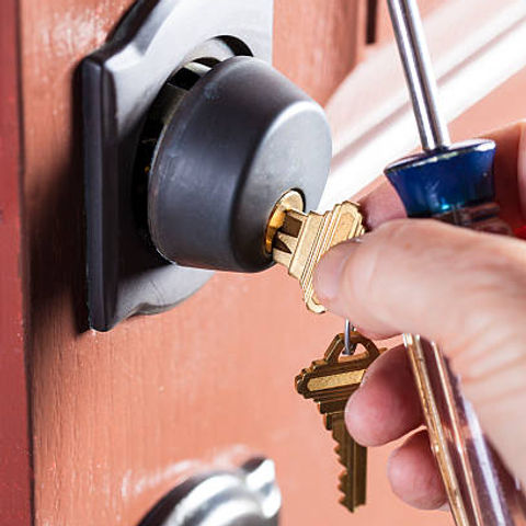 key at the door