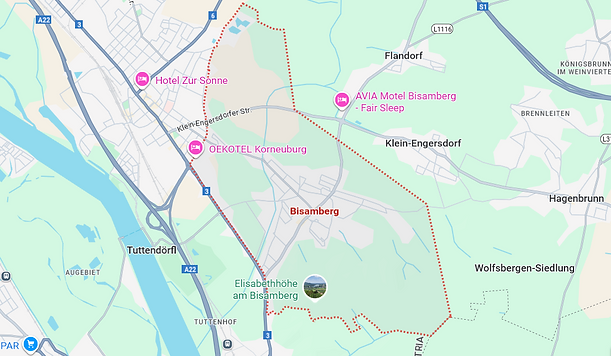 BISAMBERG map