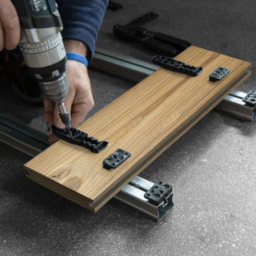 Thumbnail: Hid'nFix Invisible Fixing System for Wooden Decking Boards from 19 to 30mm thick