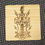 Miniature : Guitar / Rose Traditional Tattoo Theme Engraved Pine Coaster: 'No reFrets'