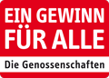 Logo " Ein Gewinn für die Genossenschaft"