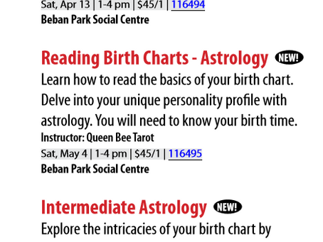 New Astrology Classes