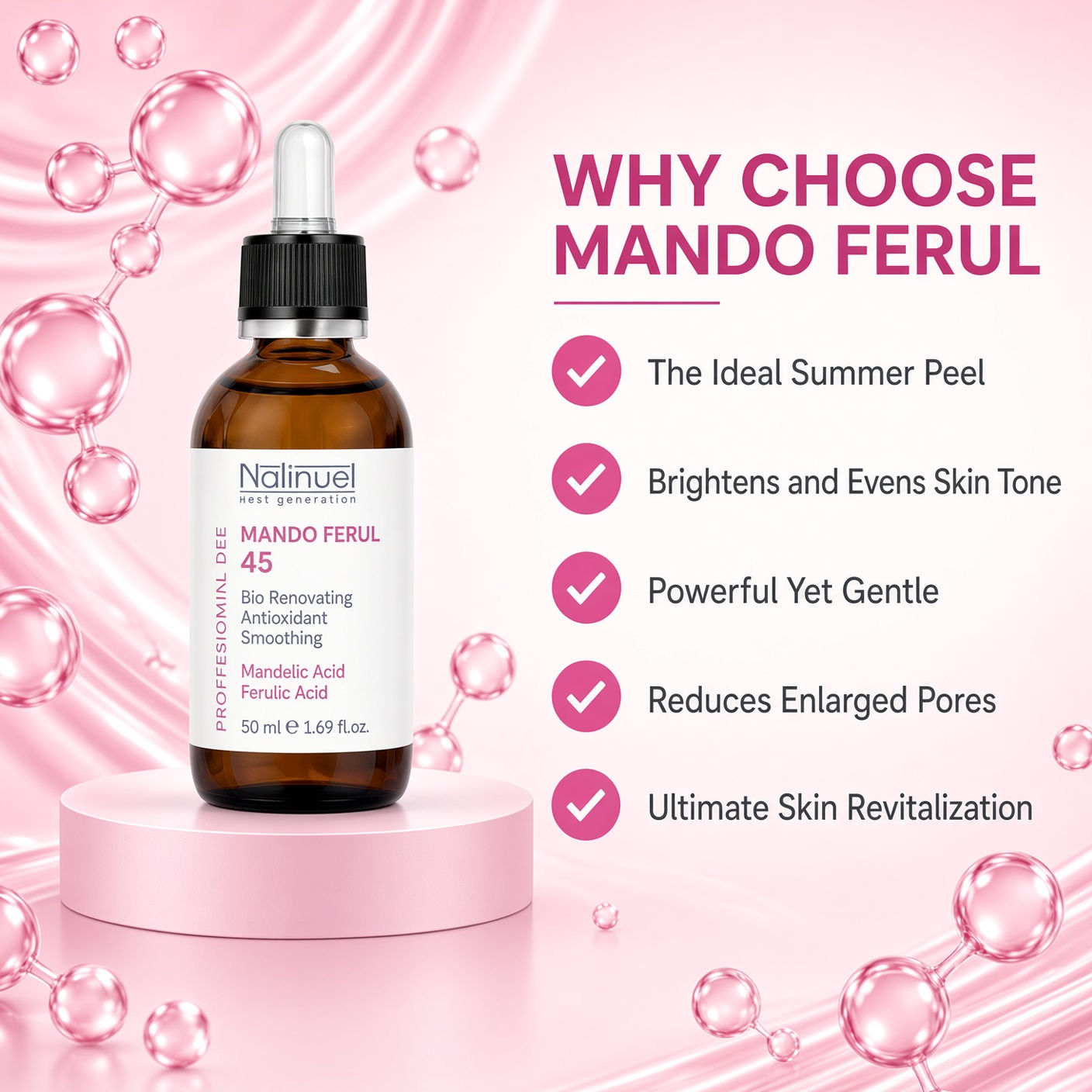 NATINUEL MANDO FERUL 45 chemical peel