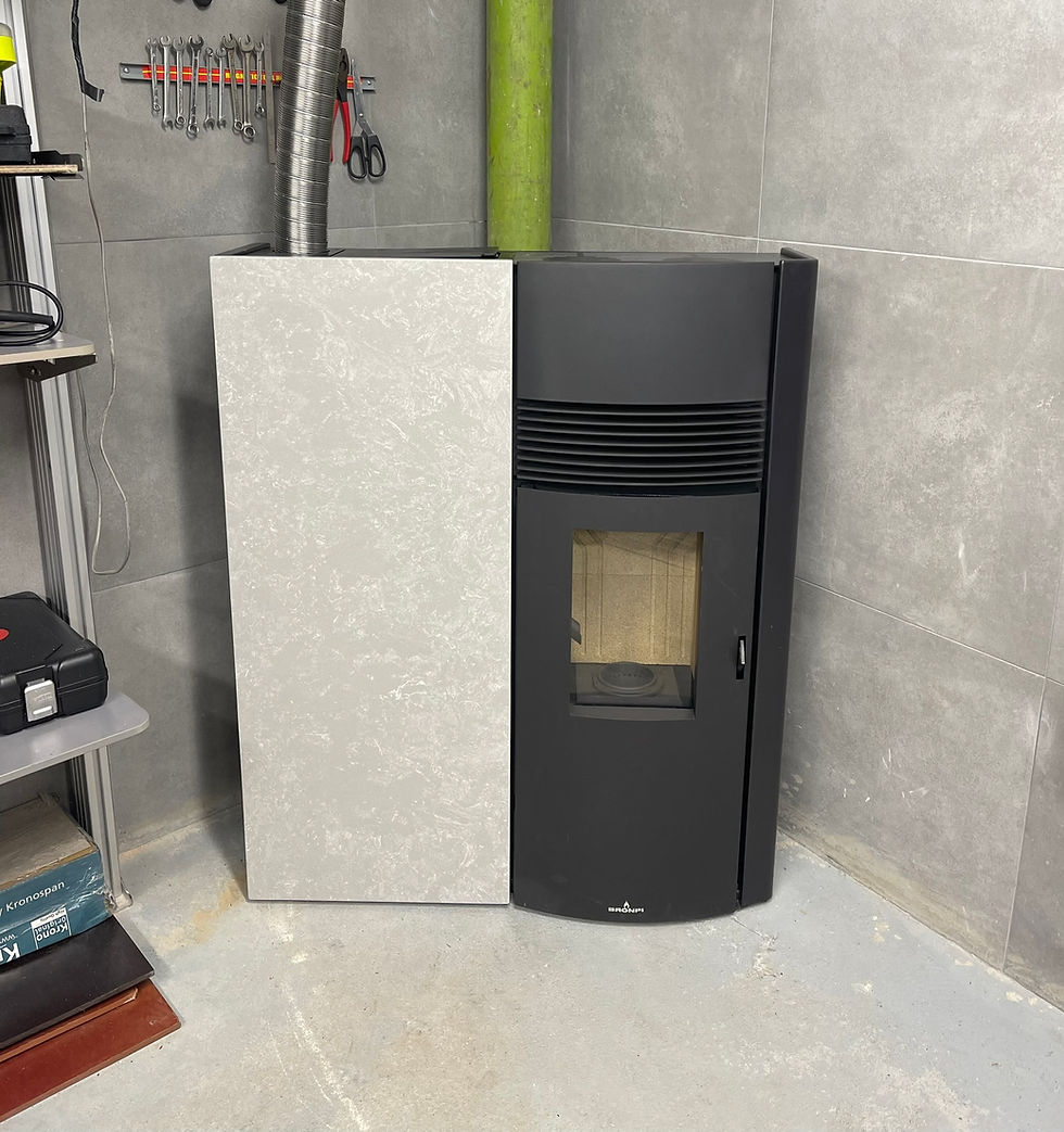 Miniatiūra: Granulinė krosnelė Bronpi Adry 11 kW