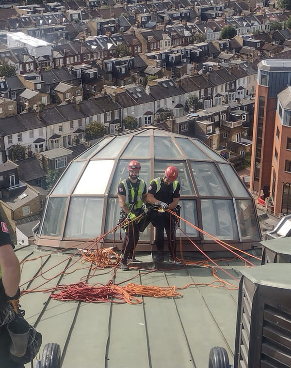 Rigged from the roof