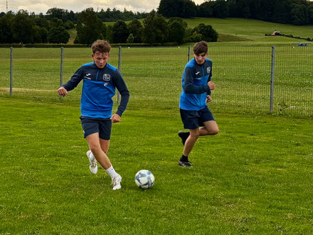 B-Jugend des VfB Durach beim Training