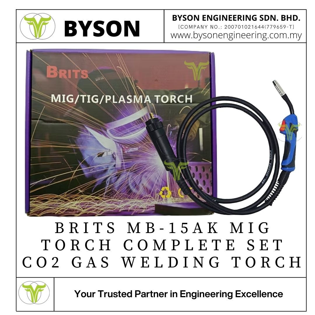 BRITS MB-15AK MIG TORCH COMPLETE SET CO2 GAS WELDING TORCH