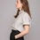 Thumbnail: SARAHWEAR DELON SHIRT IVORY BLACK STRIPE
