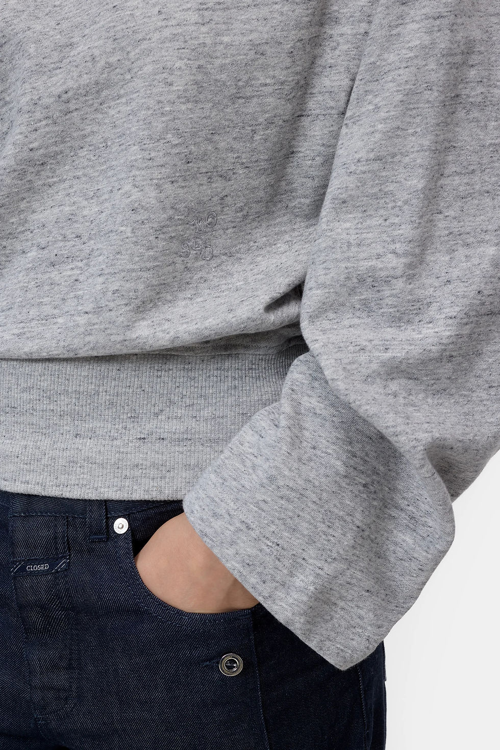 Thumbnail: CLOSED OFF-SHOULDER SWEATSHIRT