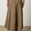 Thumbnail: LILLA P SEAMED MAXI SKIRT PARSLEY