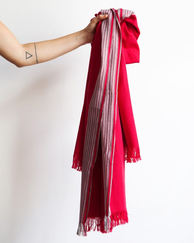 Thumbnail: MUNGO RUTI KIKOI COTTON WRAP/TOWEL