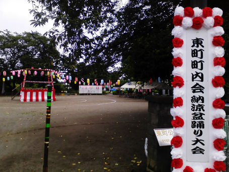 盆踊り、雨が降らなければいいが!
