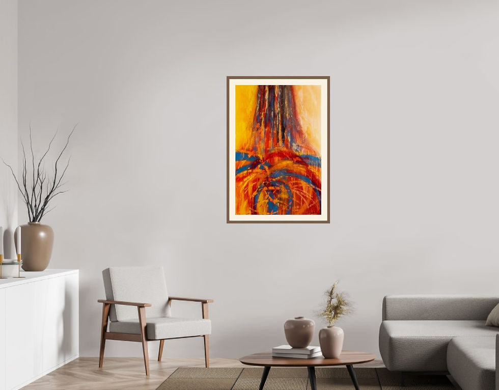 Thumbnail: Fountain of joy - Limited art print 70x105 cm