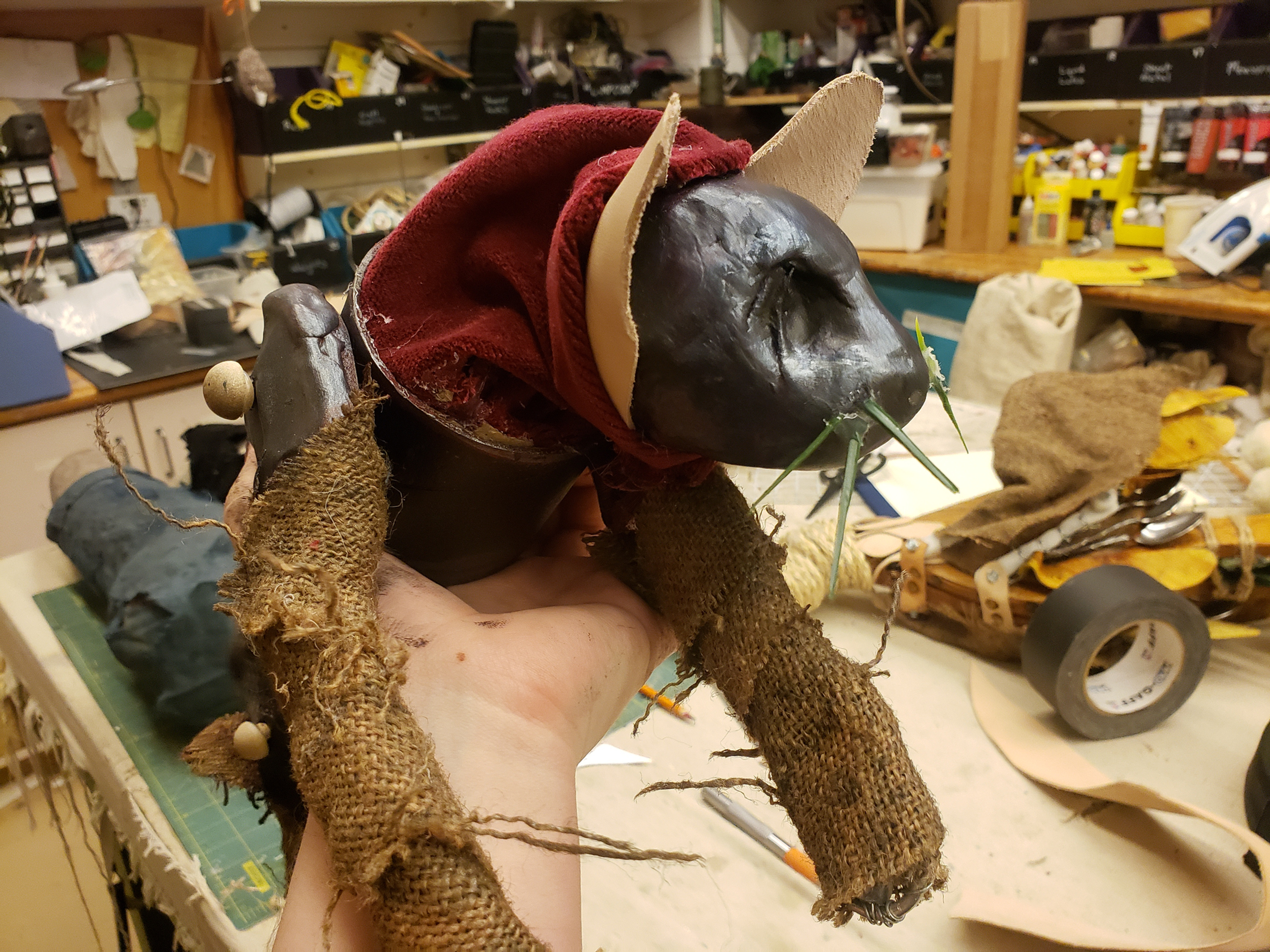 Cat Puppet (Gilbert the Cat)