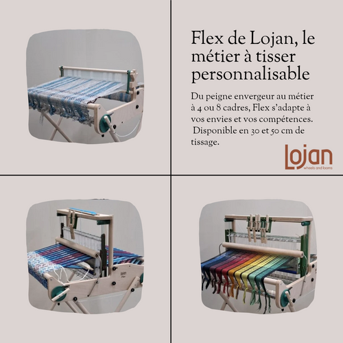 LOOLIPO - GÉOPLAN & MÉTIER À TISSER - 2 EN 1 - 1 plateau en bois + 64 bâtonnets + 1 aiguille - 18 x 18 cm - Mercerie créative - Pelotes & fils - Loisir créatif - Activité manuelle - L310070