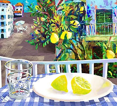 Lemons on the table