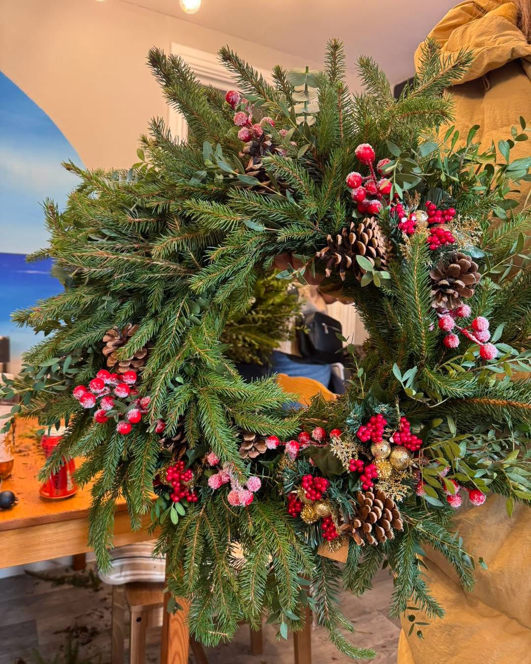 Wreath & Cake Saturday 5th December 10.30am-1pm