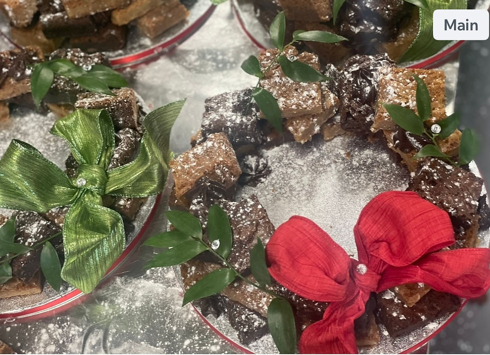 Christmas 2025 Pre-Order Brownie and Blondie Wreath (total £55)