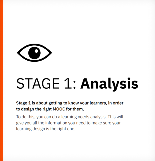 Image from page in Toolkit 'Stage 1: Analysis. Stage 1 is about getting to know your learners'